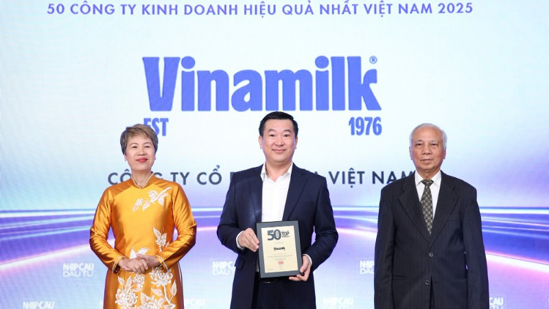 Vinamilk tiếp tục là một trong 50 Công ty kinh doanh hiệu quả nhất Việt Nam - Ảnh 1.