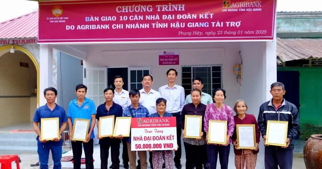 Agribank chung tay xây dựng mái ấm cho người nghèo