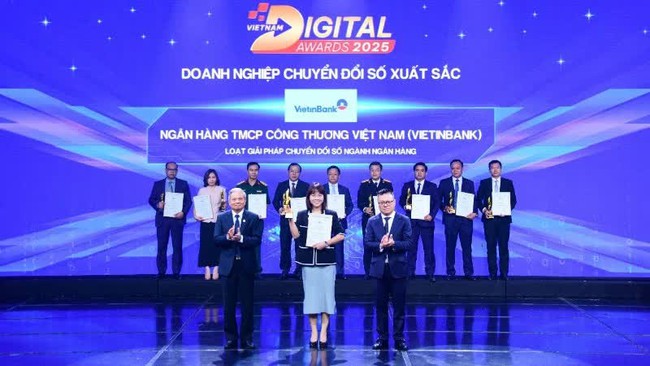VietinBank - Doanh nghiệp chuyển đổi số xuất sắc 2025
