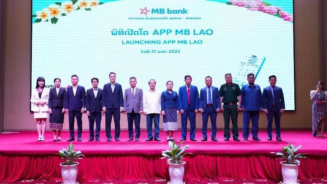 Ra mắt ứng dụng ngân hàng App MB Lào