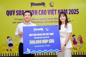 Vinamilk launches Vietnam Rising Milk Fund 2025 on the occasion of the 50th anniversary of national reunification