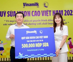 Vinamilk khởi động quỹ sữa vươn cao Việt Nam năm 2025 đúng dịp kỷ niệm 50 năm đất nước thống nhất